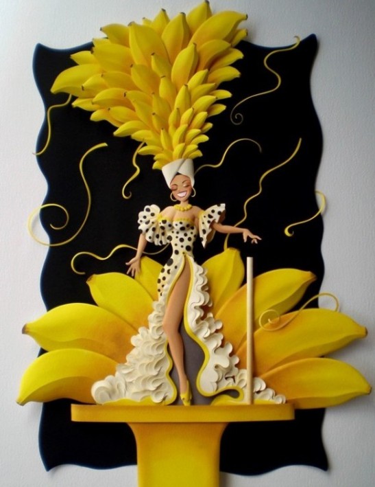 banana paper lady