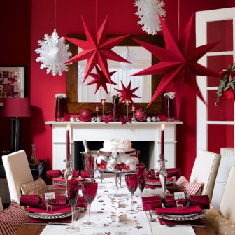 Christmas Decorating Ideas for Dinner Tables