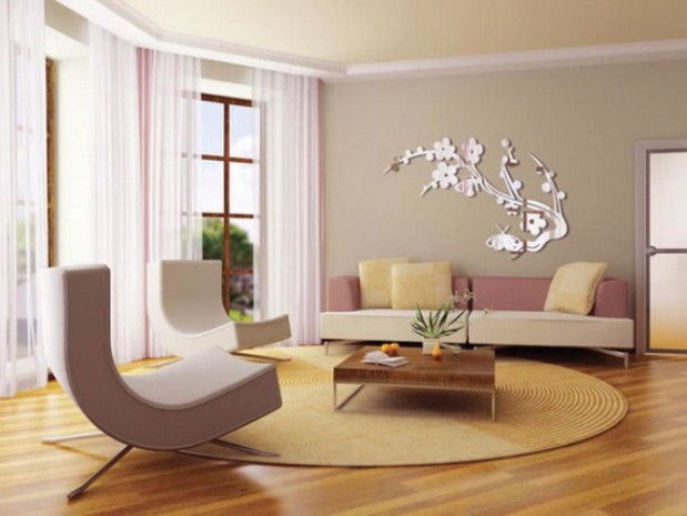 33 Wall Painting Designs To Make Your Living Room Luxurious - Wall