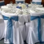 Blue Table Setting