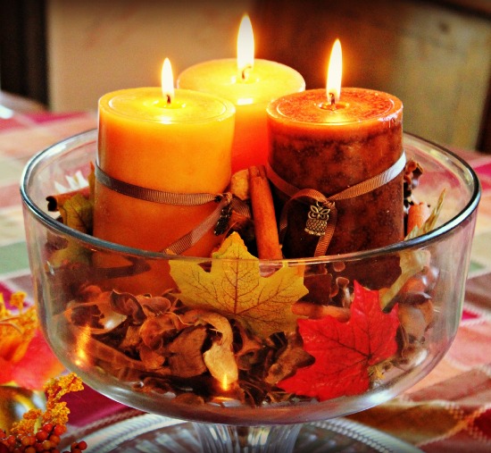 candles to keep the warmth in your home