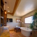 Make the layout ideas and the bathroom design simple